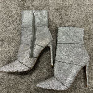 Steve Madden rhinestone heel boots